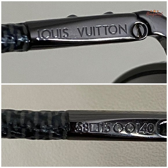 Authentic LOUIS VUITTON Damier Graphite Gunmetal Conspiration Pilote Sunglasses - Picture 8 of 12
